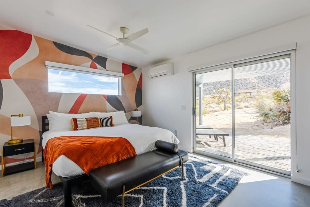 Premium Mattress & Private Patio Access