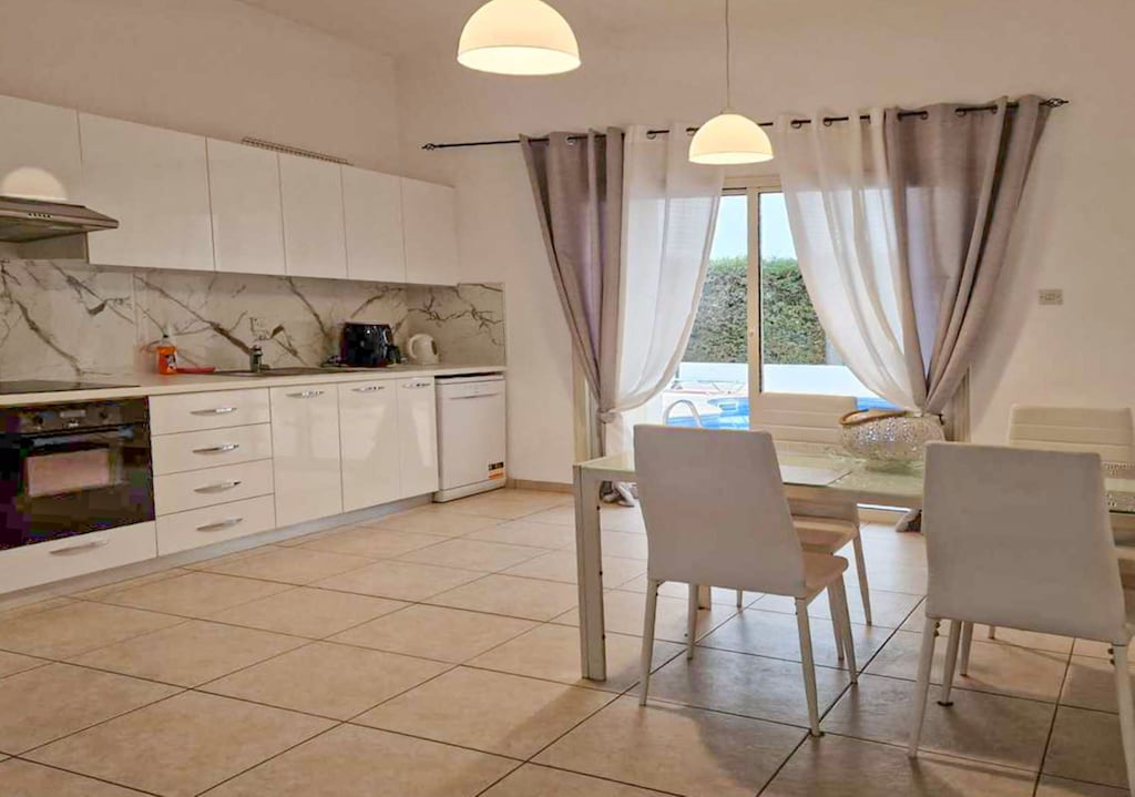 Bright open plan dining area