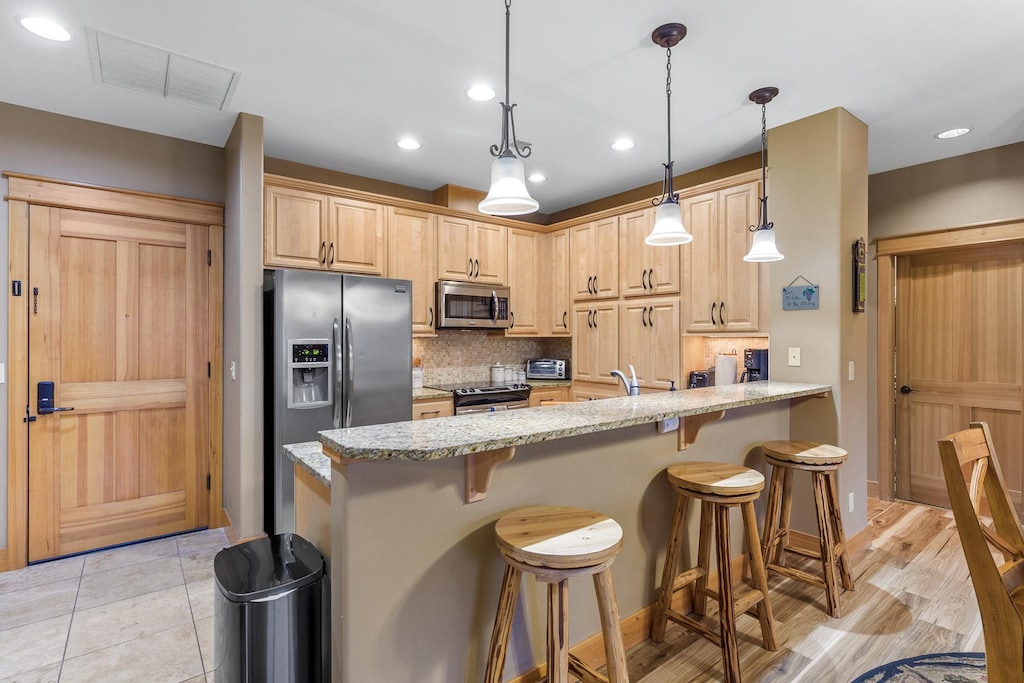 Fully stocked kitchen