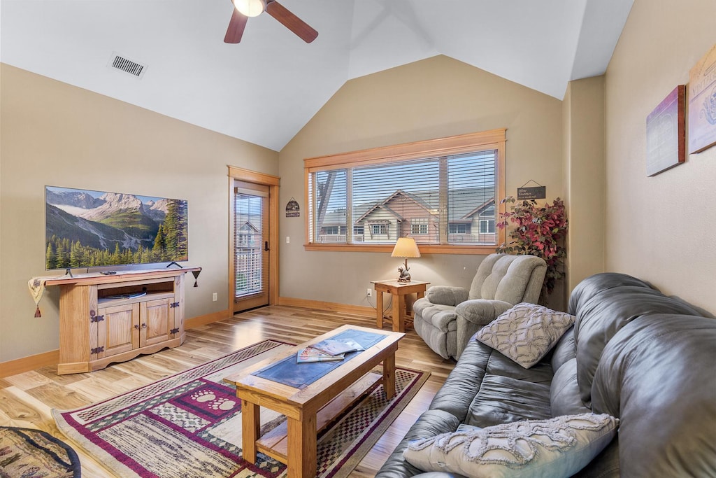 Living Room with view of the main street 