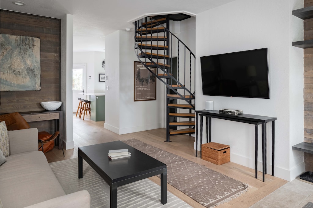 Living Room - Staircase to upstairs