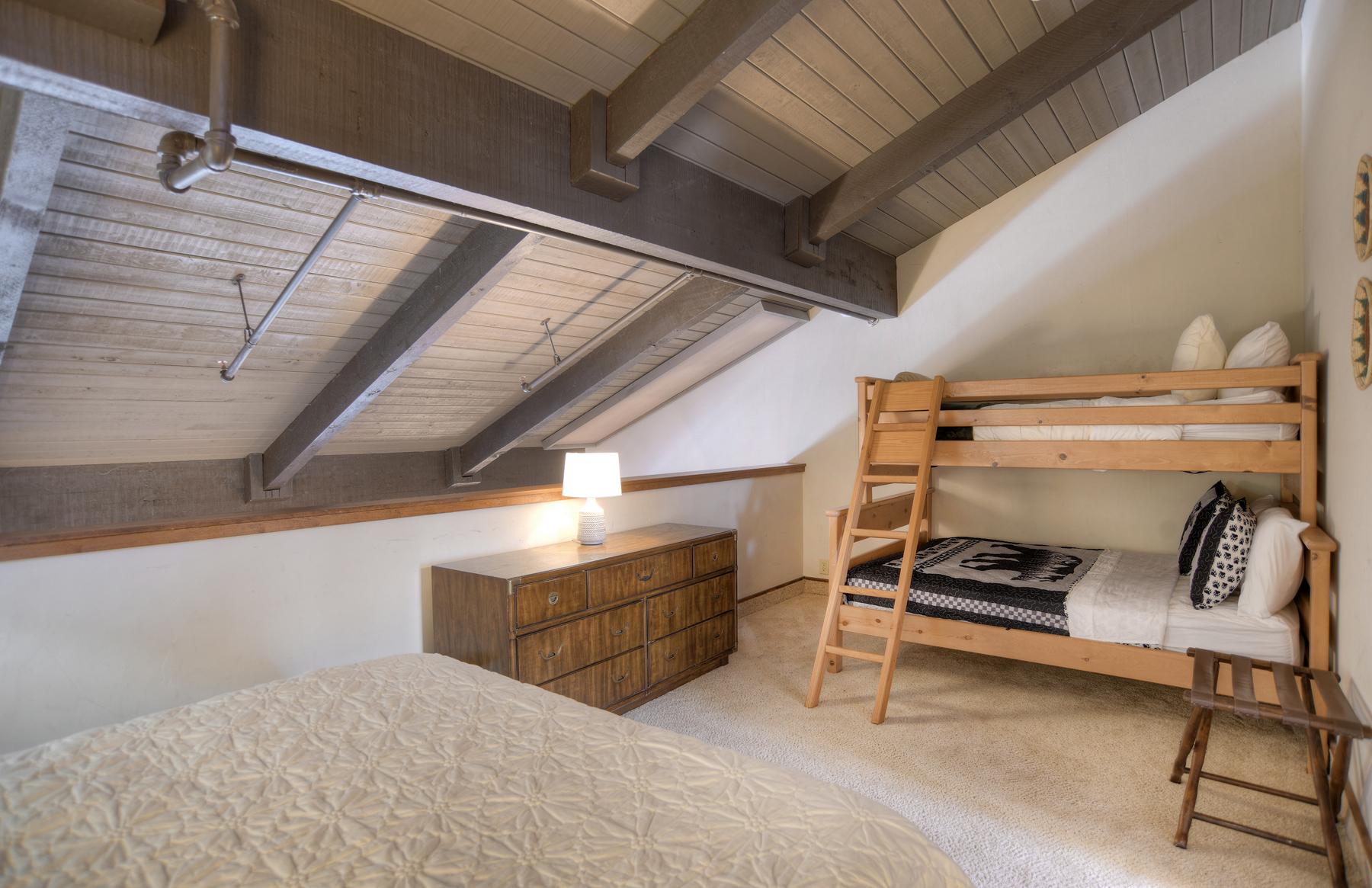 Queen and Bunk Loft Bedroom