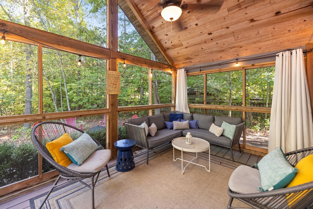 Kick back, relax, and let the outdoors do the talking!