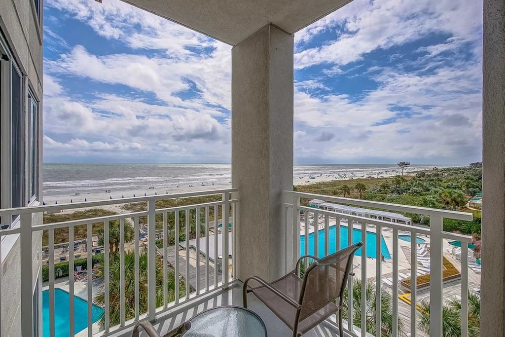 Private Balcony from Guest Bedroom #1