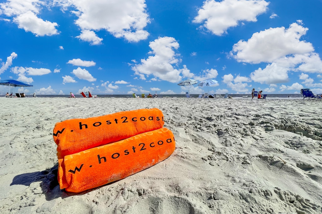 Host2Coast Towels Provided in Each Property