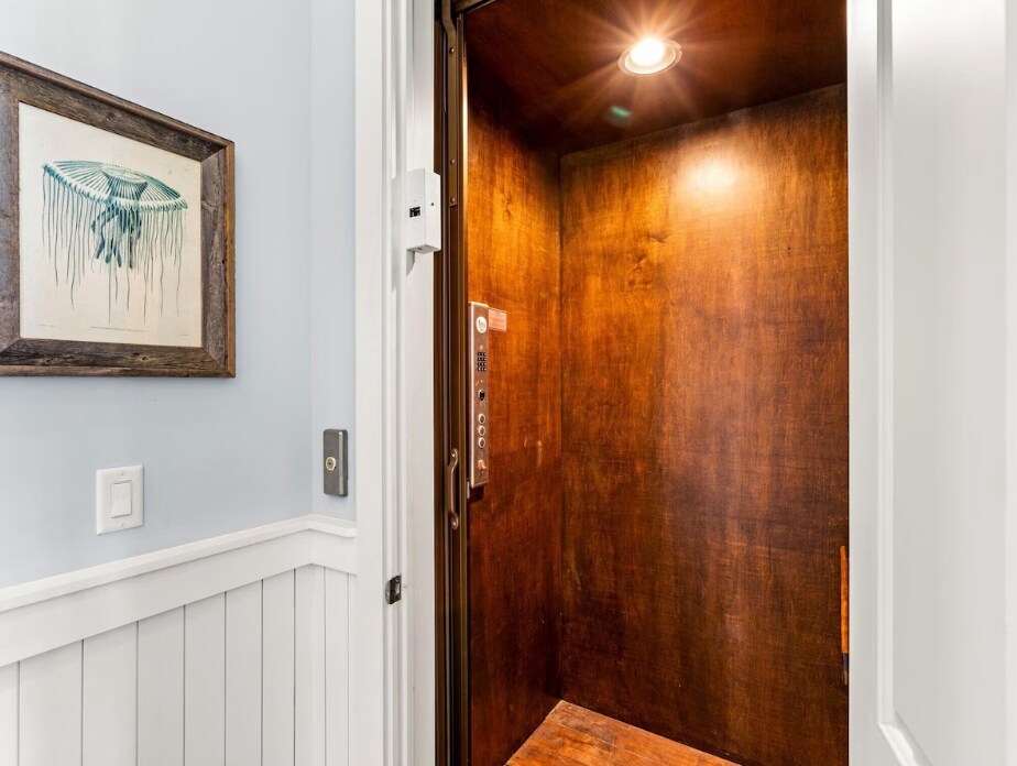 Elevator Available for Use (between kitchen and bunk room in hallway)