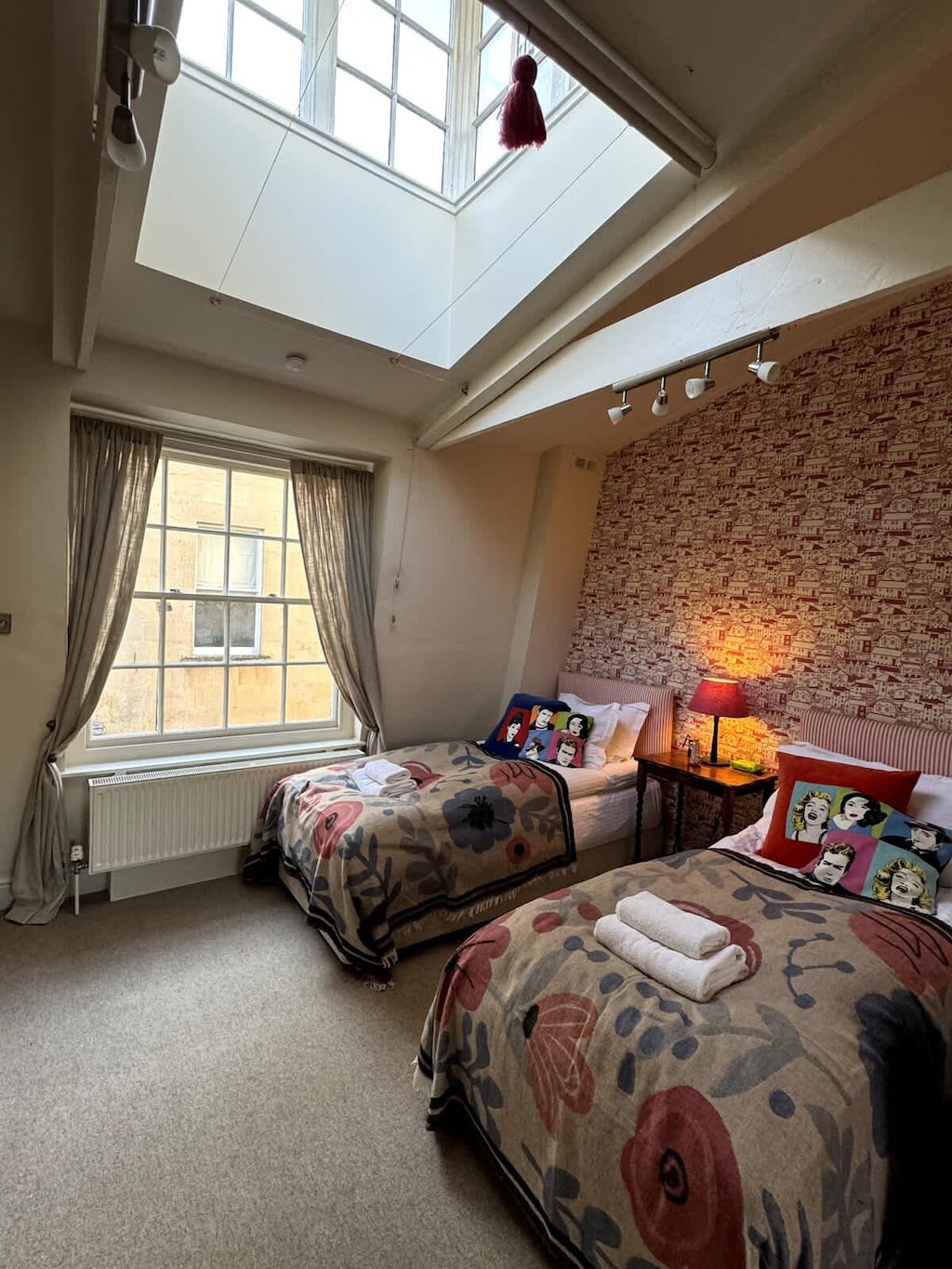 Two single beds - Bedroom 1