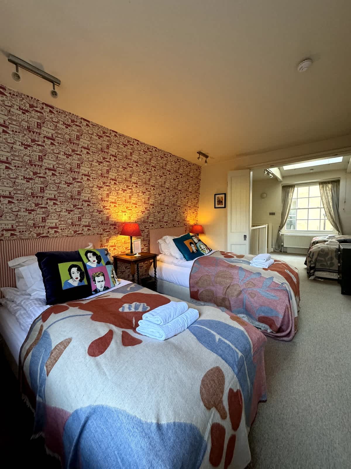 Two single beds - Bedroom 1