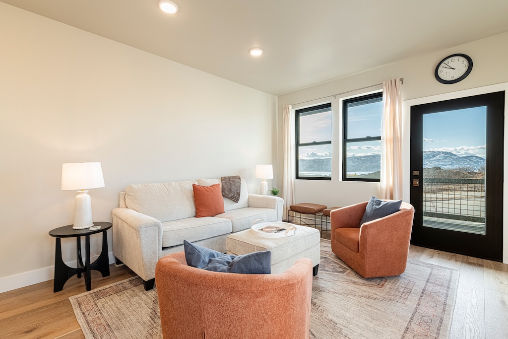 Comfortable with a stunning scenery