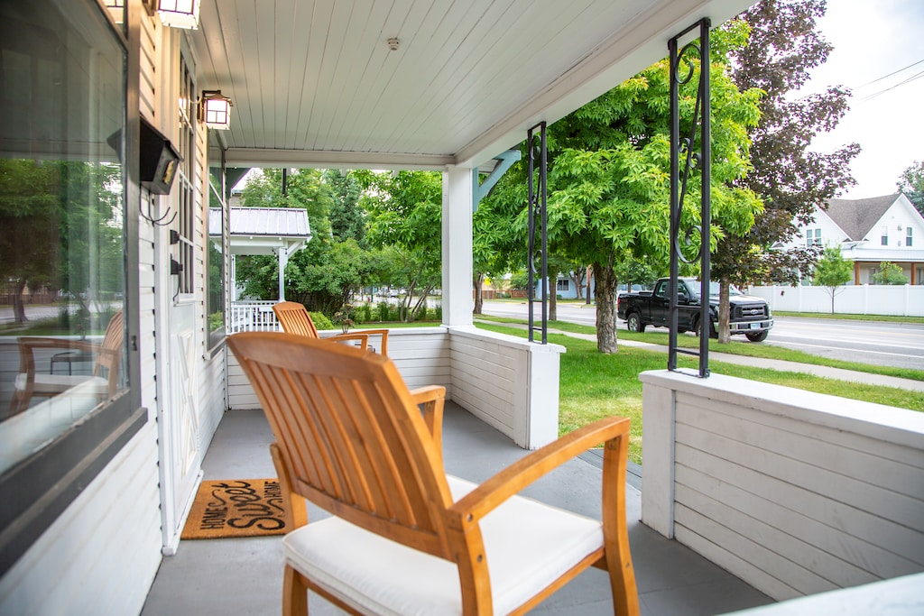 Enjoy your morning coffee on the front porch!