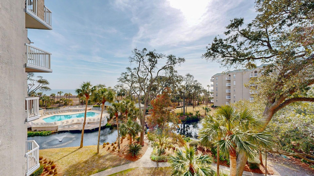 View of the Ocean and Barrington Community Pool