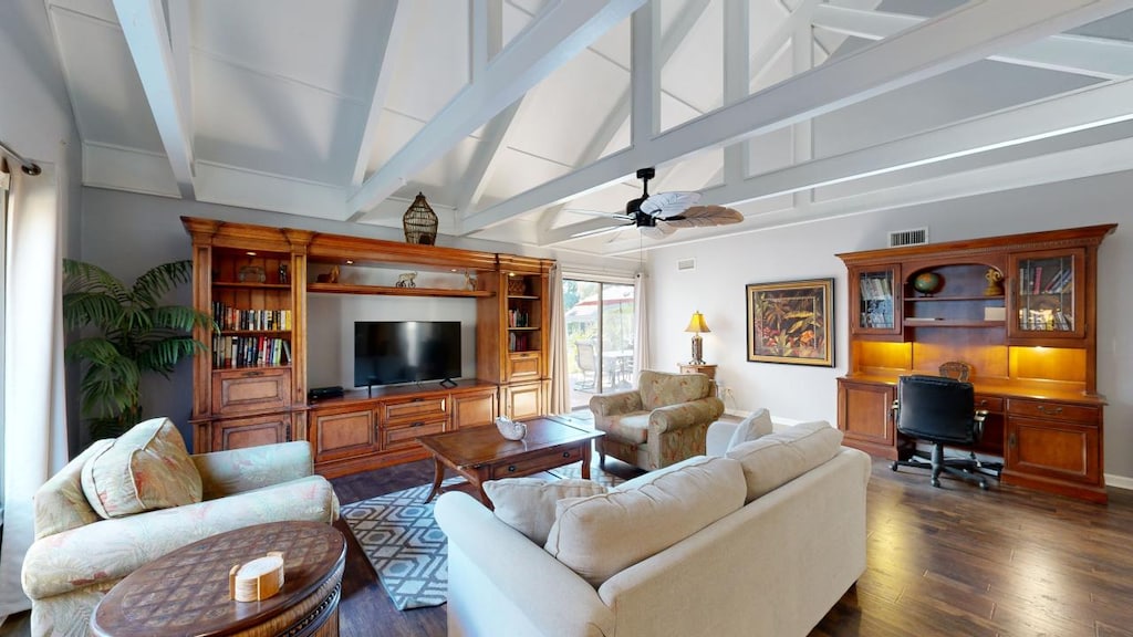 Living Room with HDTV