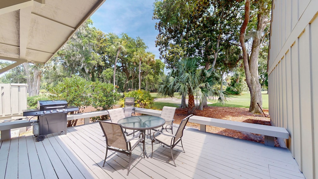 Private Deck with Views of the Robert Trent Jones Golf Course