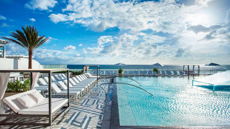 Pool | The W offers one heated pool for guests.
