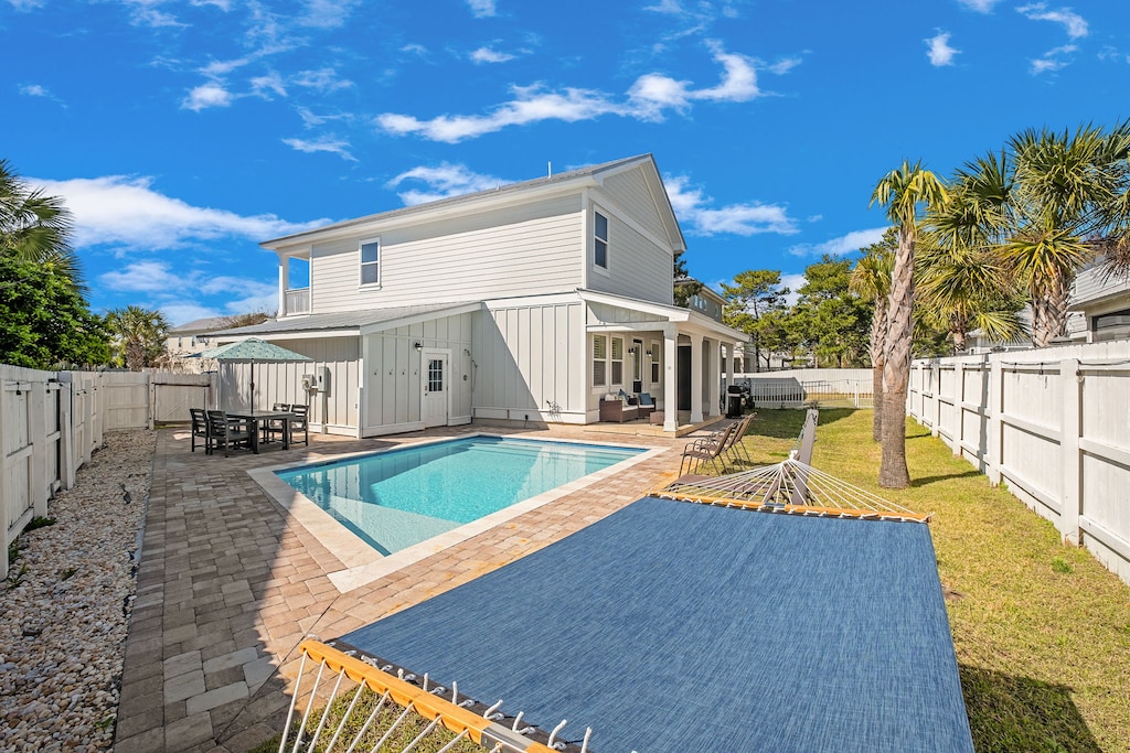 Take in the stunning view of this vast, open backyard!