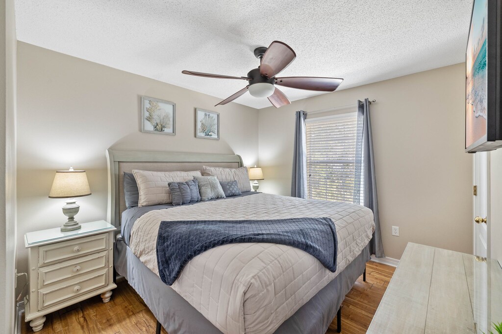 Bedroom #3 has a king bed.