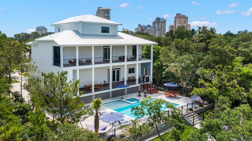 Large sprawling 8-bedroom home.