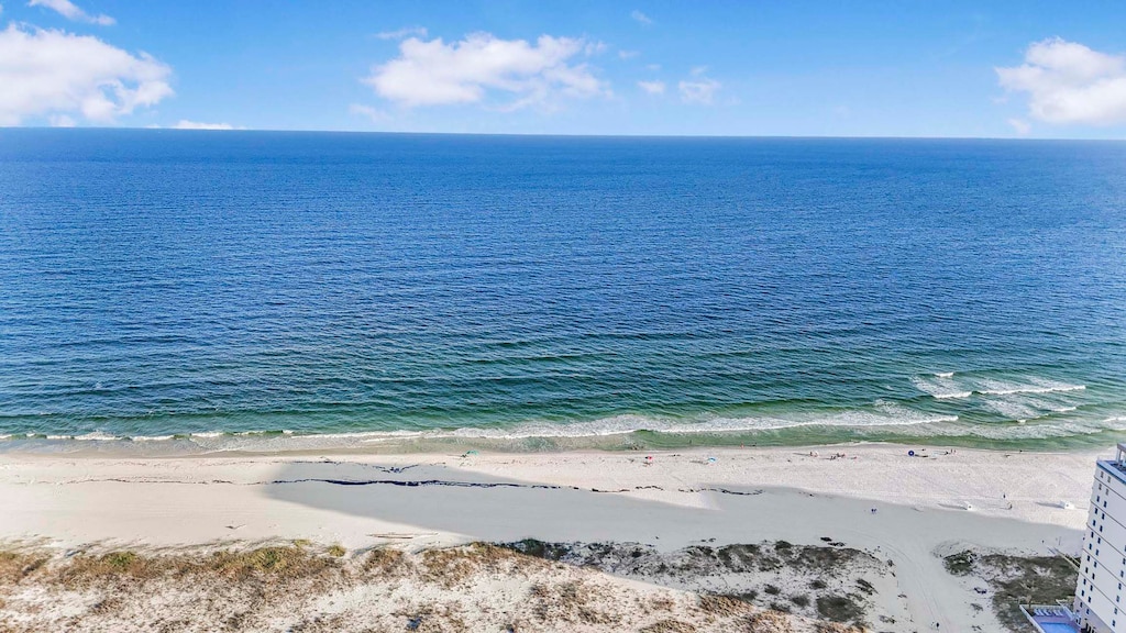 Beach views from the balcony