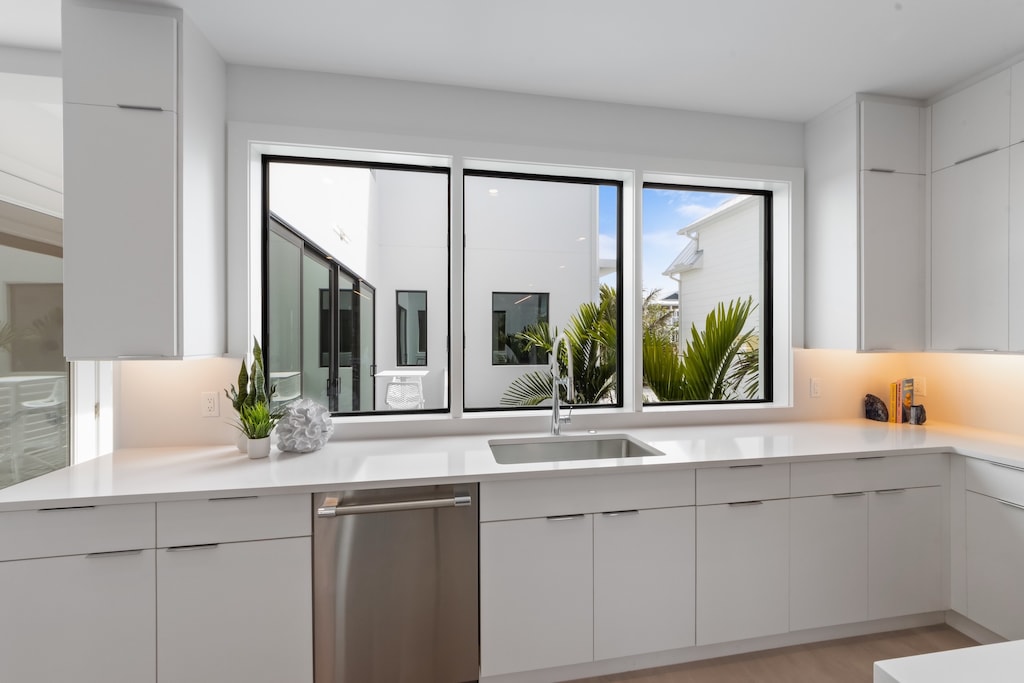 Spacious kitchen ready for family meals