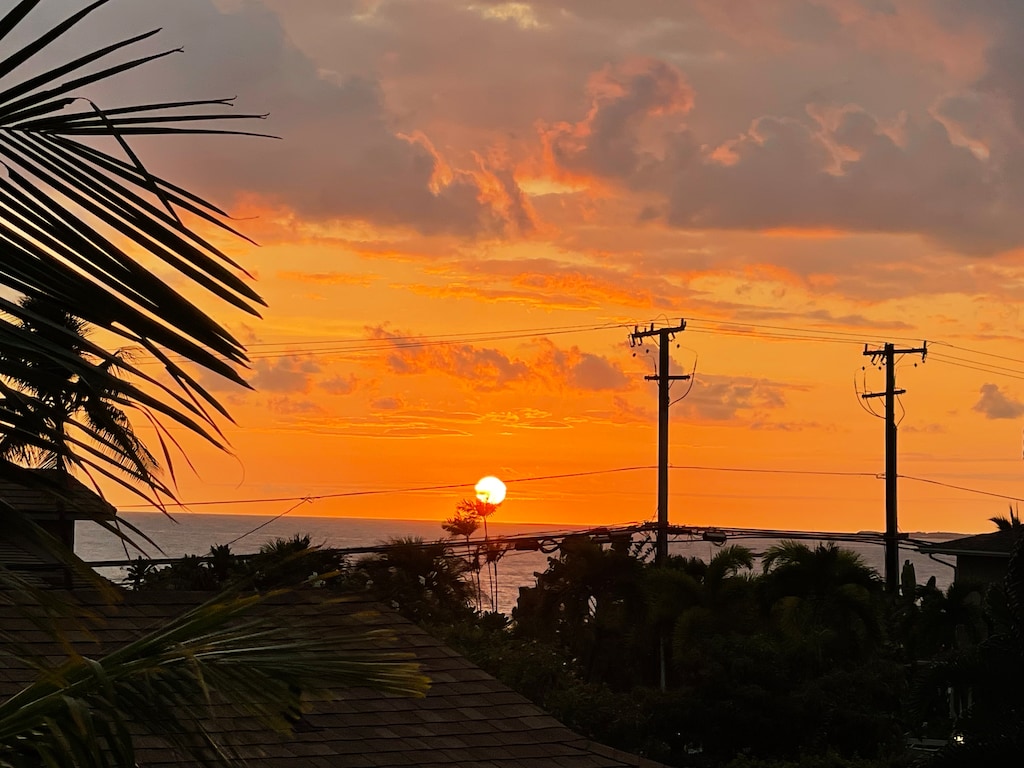 Watch the sunset from the lanai
