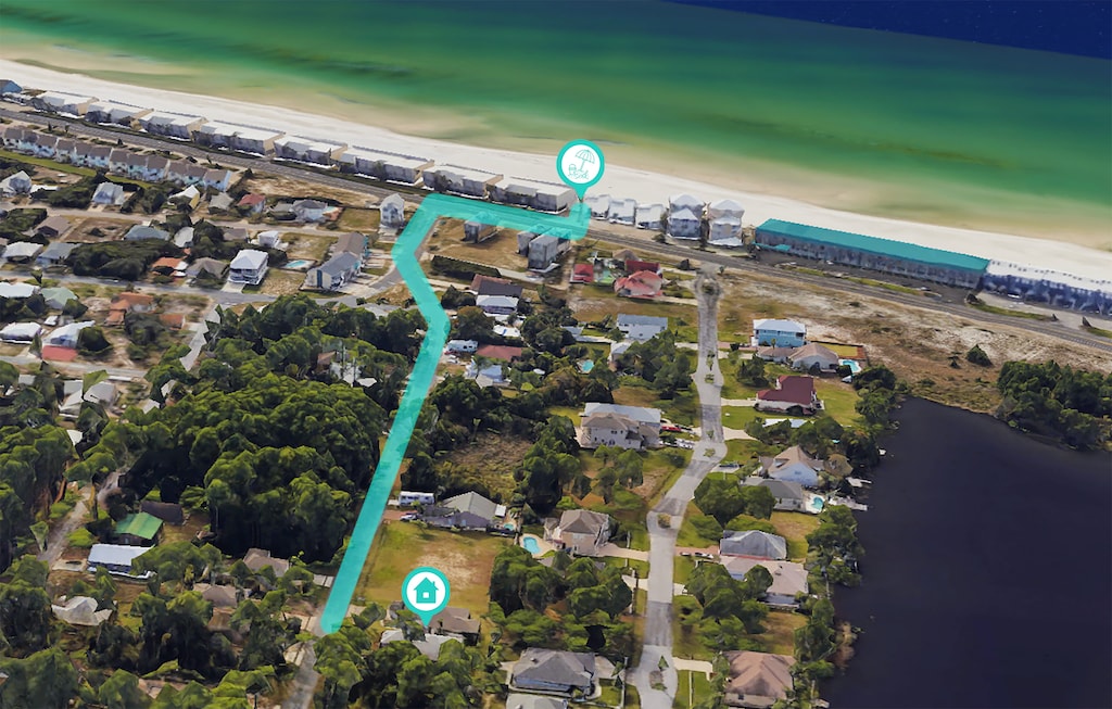 Short distance to beach access