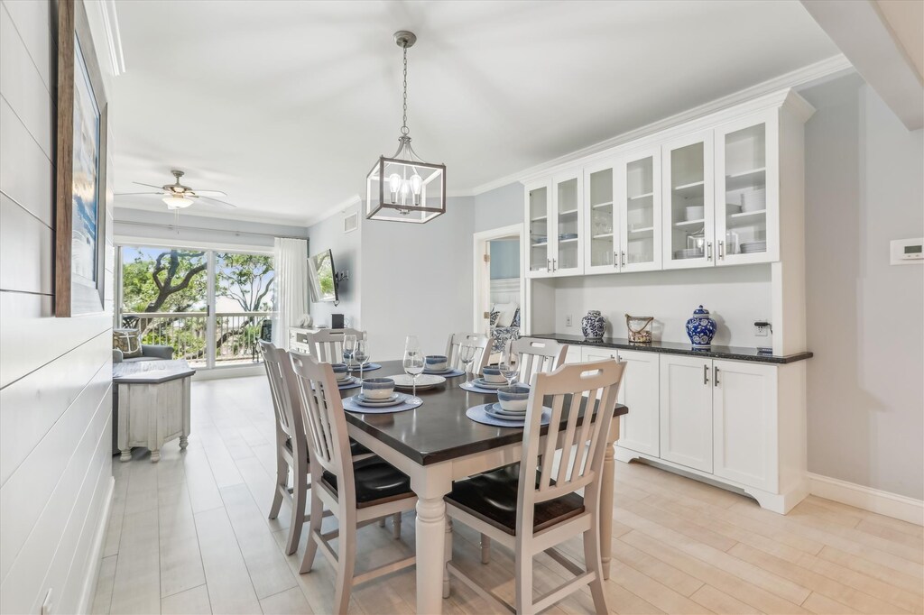 Dining Table with Seating for Six at 301 Barrington Arms