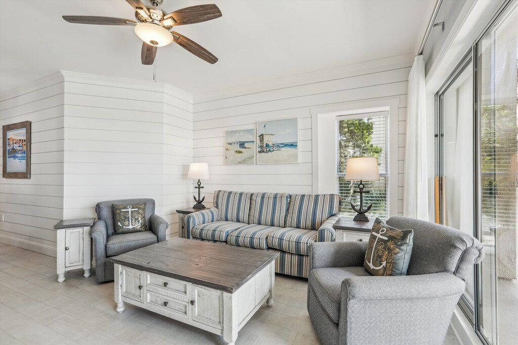 Living Room at 301 Barrington Arms