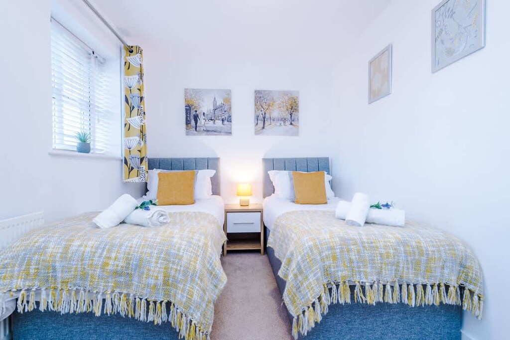 Bedroom 3 on the second floor can be configured into one super-king or two singles.