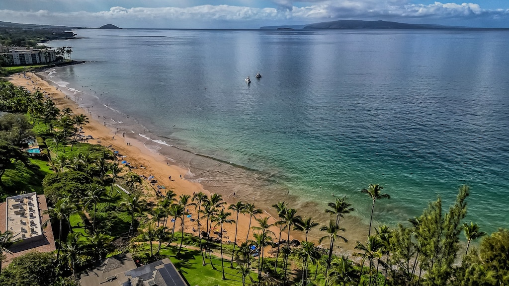Ocean and Beaches Just Across From Kihei Alii Kai