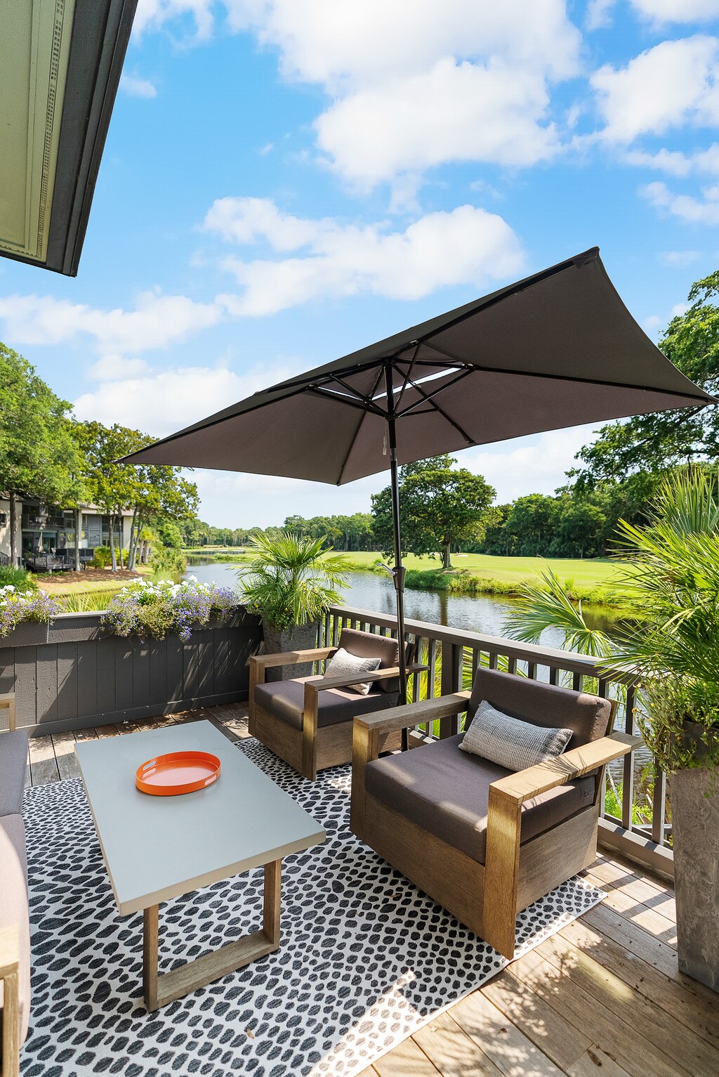 Deck Overlooking the Lagoon