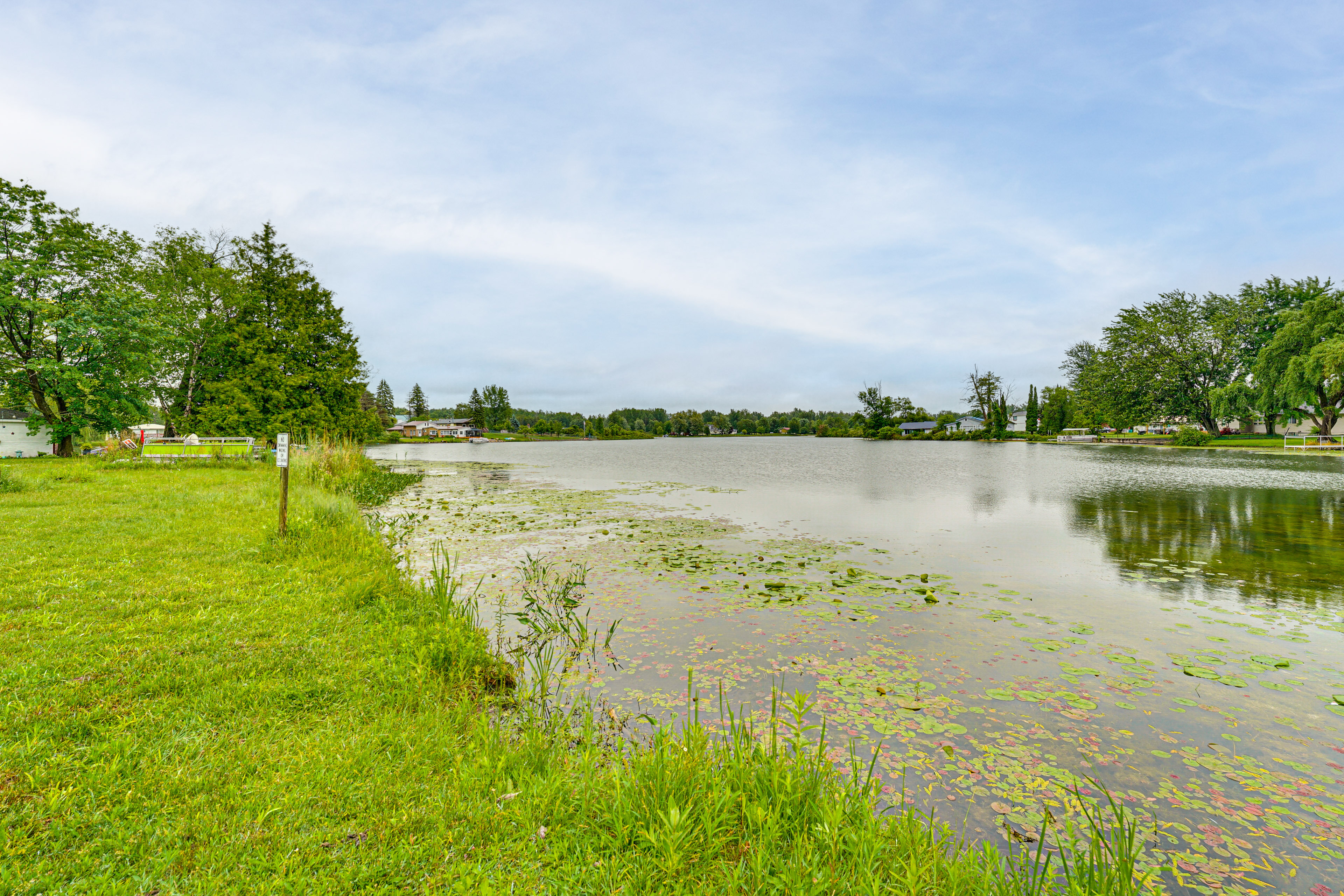 Walk to Shay Lake: Updated Home w/ Water View!