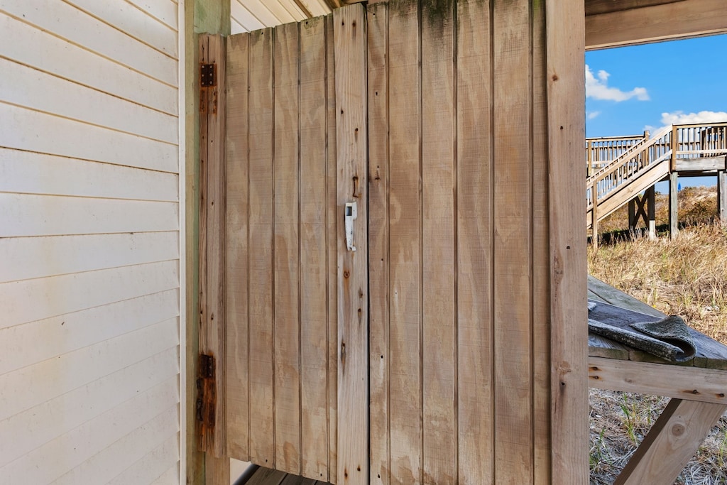 Be sure to rinse off in the Enclosed Outdoor Shower after you've taken advantage of the oceanfront, direct access to the beach that makes this such a gem on the Outer Banks.