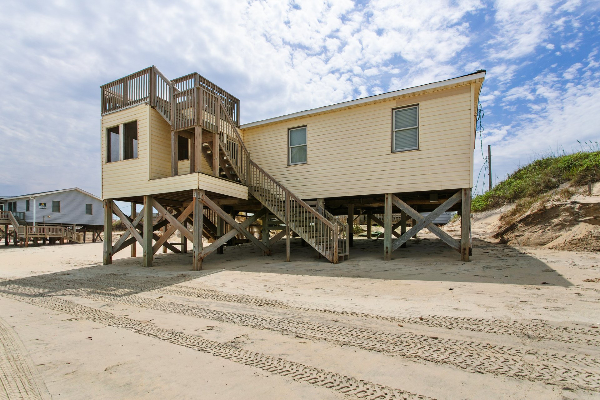 Vacation ON the Beach!
*NOTE: Sand may accumulate on the beach walkway during certain parts of the year. This may make the walkway not suitable for guests with mobility issues. Vacation ON the Beach!
*NOTE: Sand may accumulate on the beach walkway during certain parts of the year. This may make the walkway not suitable for guests with mobility issues.