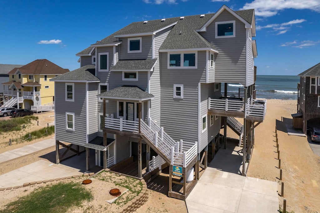 Everywhere you look in this beautiful, oceanfront home, you'll find unbelievable views of the ocean, the sound, and the Cape Hatteras Lighthouse.