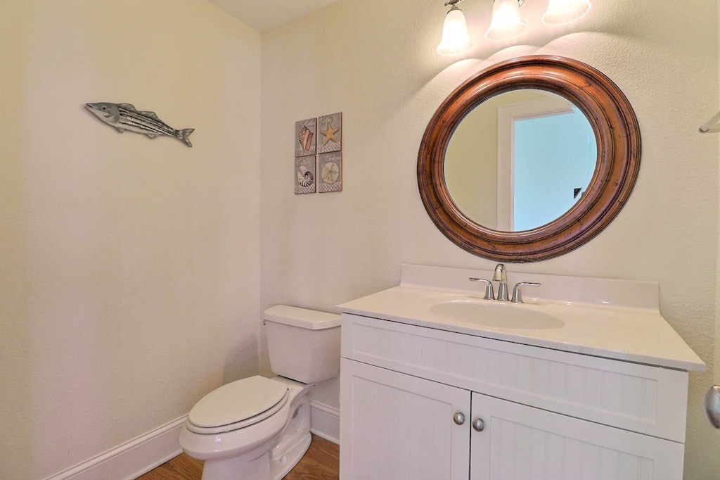 An additional half bathroom offers comfort and convenience.