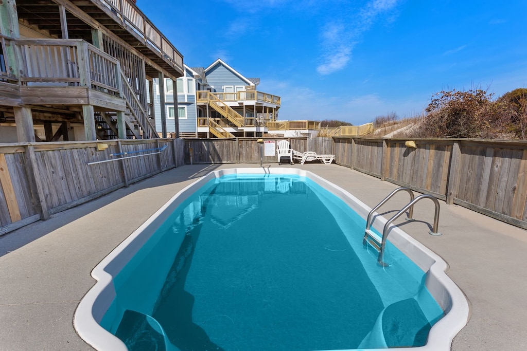 Take a dip in your own private swimming pool.