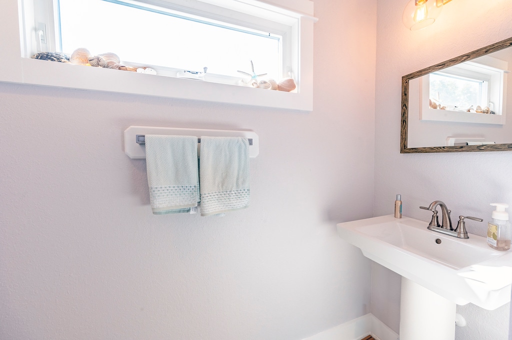 The Half Bathroom provides easy access to comfort throughout your stay.