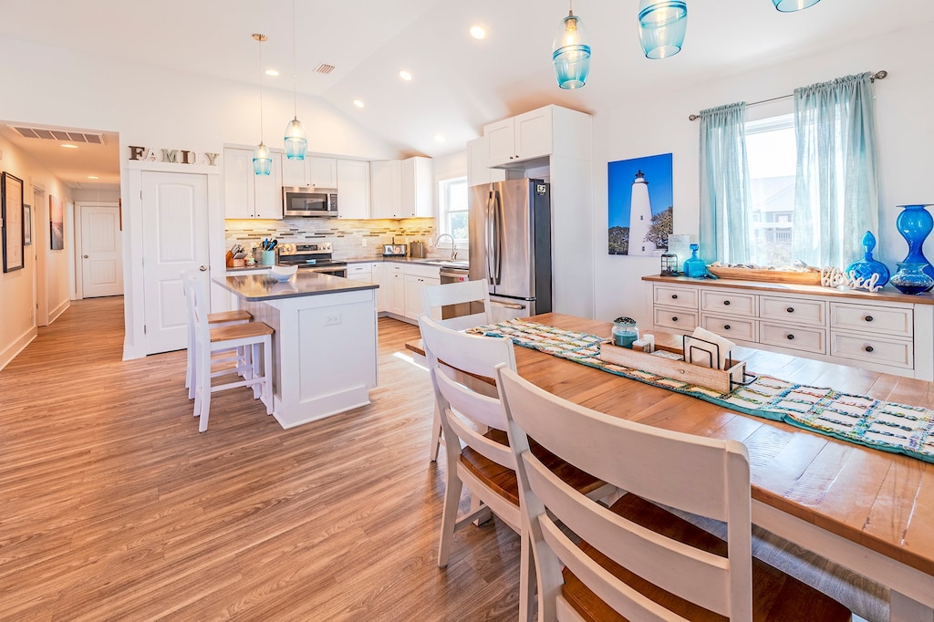 Eat a delicious meal in the beautiful Dining Area!