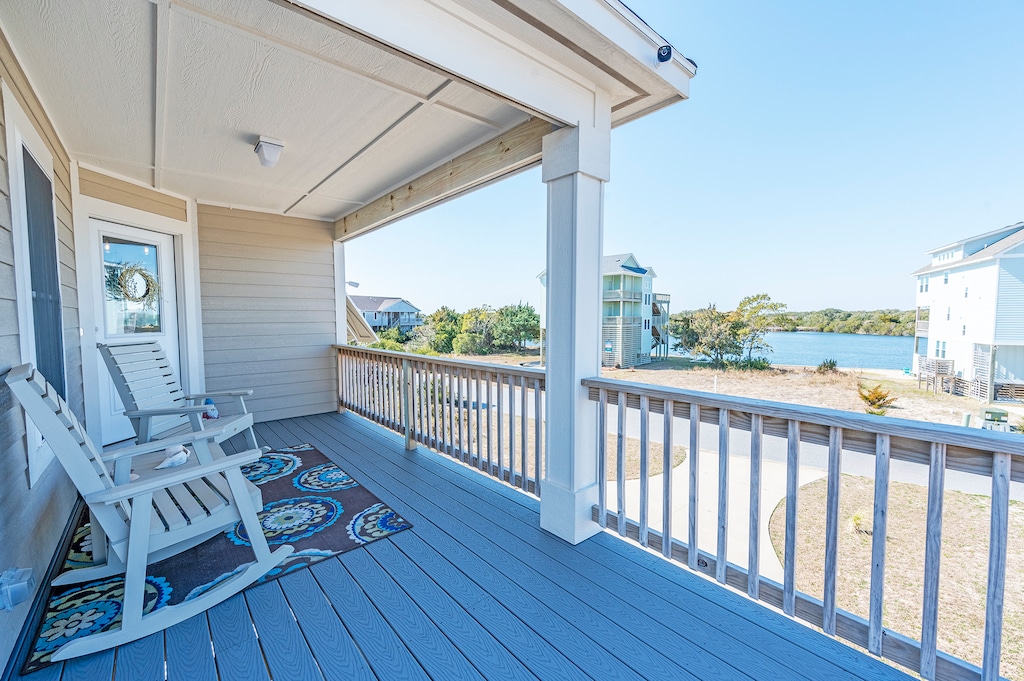 Enjoy beautiful water views from the comfort of your deck!