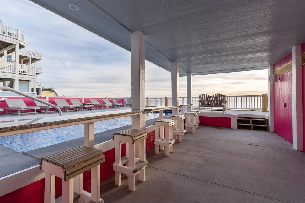 You're going to love the views from your Private Soundfront Pool with Multi-Level Deck Seating!