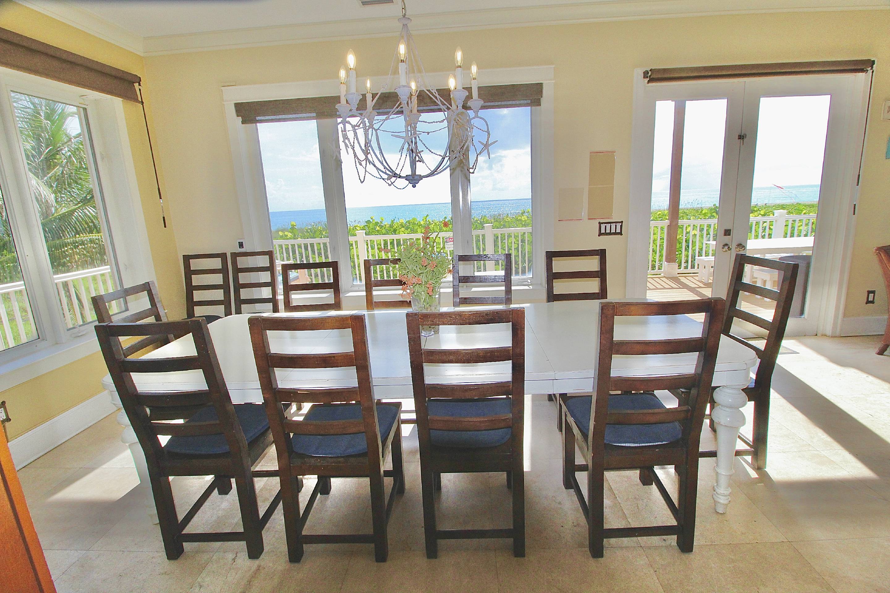 Newly Listed Ocean-Front-to-River-Front 6 BR Beach House Estate; w/ Elevator.