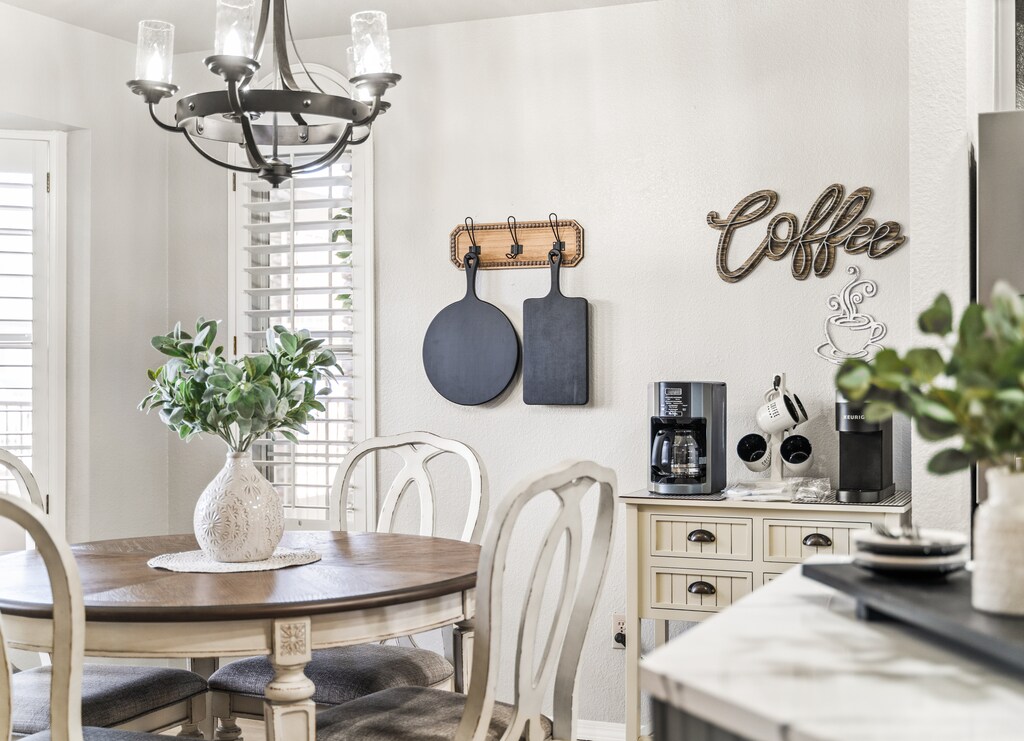 Dining Area with Coffee Bar