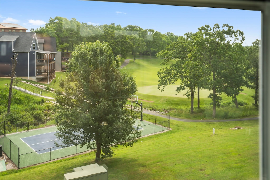 Beautiful View of the golf course and some amenities