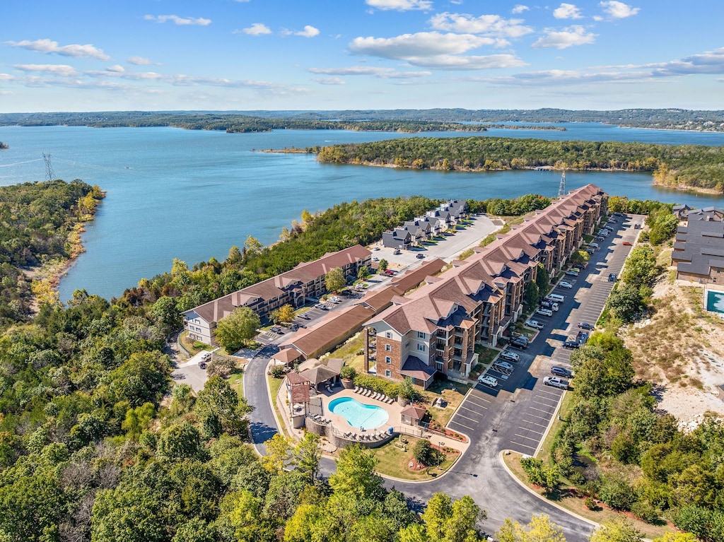 Aerial view of the Majestic Condos