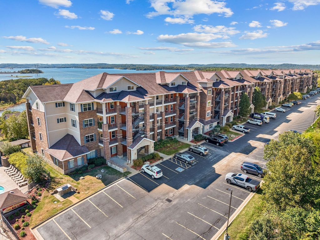 Aerial view of the Majestic Condos