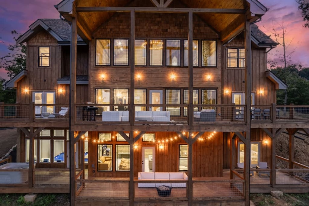 Exterior at twilight