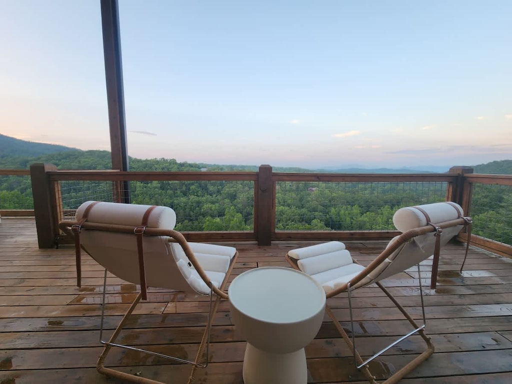 Upper deck with incredible views