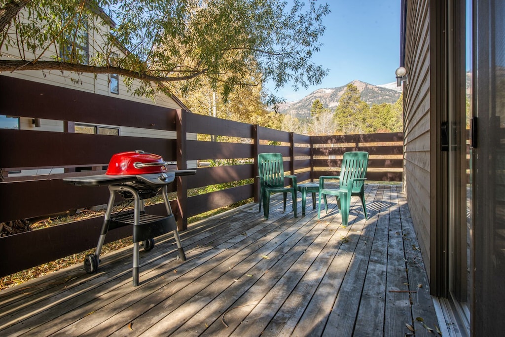 Side Deck with Electric Grill