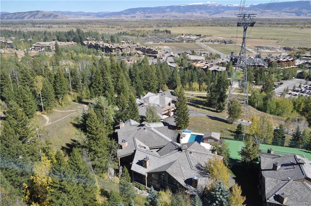 Summer Aerial of Tram Tower