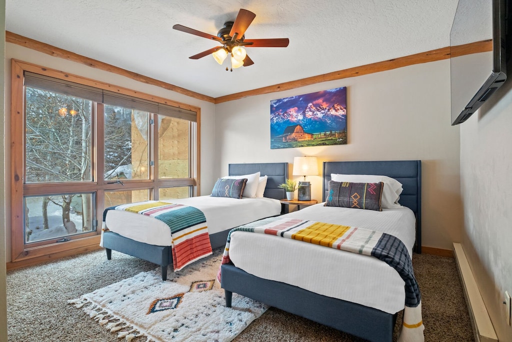 Twin Bedroom--Upstairs  (Convertible to a King for a fee)